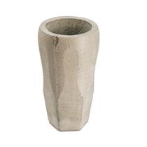 Vaso De Concreto Decorativo Bowling 19,8Cm Cinza Linha Eco