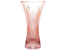 Vaso de Cristal Rosa Wolf Queen 30x16cm Vaso de Cristal Rosa Wolf Queen 30x16cm
