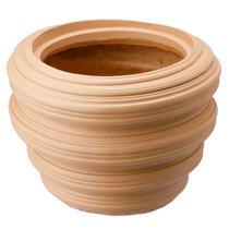 Vaso De Decoração Sala Planta Bege Poli-Resina Rafimex Vaso De Decoração Sala Planta Bege Poli-Resina Rafimex