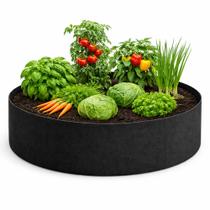 Vaso De Feltro 100 Litros Canteiro Grow Bag Cama Cultivo