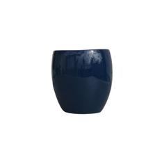 Vaso de Fibra de Vidro 31x29 cm Verona Azul Brilho