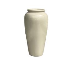 Vaso de Fibra de Vidro 52x19 cm Burano Areia Brilho