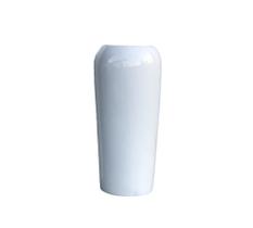 Vaso de Fibra de Vidro 63X28 cm Estilo Vietnamita Branco