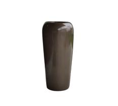 Vaso de Fibra de Vidro 63X28 cm Estilo Vietnamita Camurça