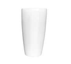 Vaso de Fibra de Vidro Estilo Vietnamita 72X38 cm Branco