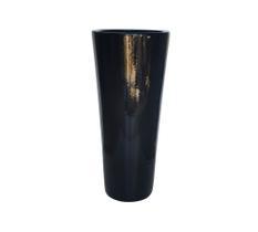 Vaso de Fibra Vidro Cachepot 66x30cm Preto
