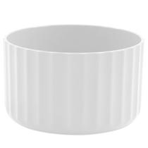 Vaso De Flor Mini Decorativo Planta Cacto Groove Jardim Ou Branco Fechado