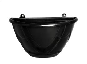 Vaso de flor Parede Cachepot Plantas Plastico N1 - Preto