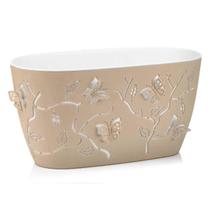 Vaso de Flor Plantas Cachepot 3D Floreira de Mesa Decor 4,1L Borboletas Plasvale Vaso de Flor Plantas Cachepot 3D Floreira de Mesa Decor 4,1L Borboletas Plasvale