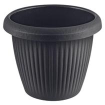 Vaso de Flor Plástico GG s/Prato 19,6 Litros Moderno Decorativo - Usual Utilidades