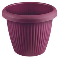 Vaso de Flor Plástico Médio s/Prato 3,2 Litros Moderno Decorativo