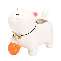 Vaso de flores Ceramic Cat Creative Cartoon Animal Plant