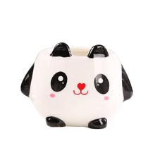 Vaso de flores Ceramic Panda Cartoon Animal Plant 9,5 x 5,2 x 7 cm