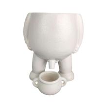 Vaso de flores Creative Resin Funny Peeing Boy Design 300g