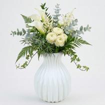 Vaso de Flores Design Moderno Elegante Minimalista Para Decoração Sala Quarto Escritório - Castela