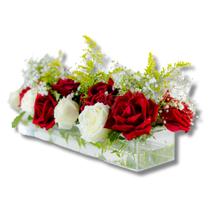 Vaso De Flores Em Acrílico 3mm Elegância Moderna Centro Mesa 40 x 10 x 6 Vaso De Flores Em Acrílico 3mm Elegância Moderna Centro Mesa 40 x 10 x 6