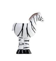Vaso de flores em resina Zebra Animal Plant Vaso 17x11,5x23cm de altura L