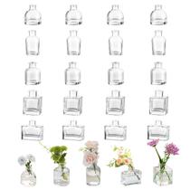 Vaso de flores Glasseam Mini Bud Clear Glass, conjunto de 20 Vaso de flores Glasseam Mini Bud Clear Glass, conjunto de 20