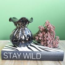 Vaso de Flores Italy Preto e Rose Gold 11,5cm Linha Vasos Decorativos Formosinha Vaso de Flores Italy Preto e Rose Gold 11,5cm Linha Vasos Decorativos Formosinha