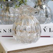 Vaso de Flores Trouxinha Italy Dourado 11,5cm Formosinha