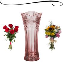 Vaso de Mesa Decorativo de Vidro Cristal Ecológico Para Decoração Plantas Flores Utensílio de Casa - FullFit