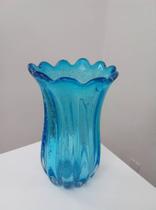 Vaso de Murano Azul 24 cm - Lucatti
