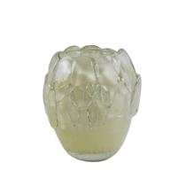 Vaso de Murano Escamas P Off White Com Ouro