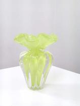 Vaso de Murano Ibiza Labone 14 cm Verde Chá