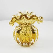 Vaso de Murano Trouxinha D'labone - Cristal Âmbar 14cm