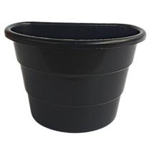 Vaso De Parede (21X15X16) Preto Riqueplás - Riqueplas