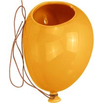 Vaso De Parede Balão Decorativo Cachepo Cerâmica Amarelo Vaso De Parede Balão Decorativo Cachepo Cerâmica Amarelo