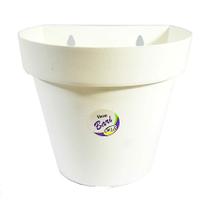 Vaso de Parede Okla Bari Branco para Jardim - Tamanho 2 Vaso de Parede Okla Bari Branco para Jardim - Tamanho 2
