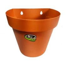 Vaso de Parede Okla Bari Eco Terracota para Jardim - Tamanho 2 Vaso de Parede Okla Bari Eco Terracota para Jardim - Tamanho 2