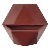 Vaso De Parede Sextavado Jardim Vertical 30X33 - Cerâmica