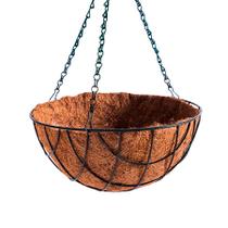 Vaso de Pendurar Com Pendente De Ferro 20, 25, 30, 35 e 40cm Decoração Fibra Coco samambaia, orquídea, Jiboia