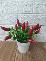 Vaso De Pimenta Artificial Decorativo Arranjo Cozinha
