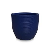 Vaso De Planta 45X50 Frutifera Decorativo Polietileno Azul M