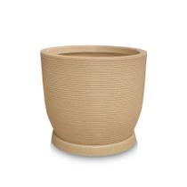 Vaso De Planta 45X50 + Prato Grande Luxo Polietileno Areia