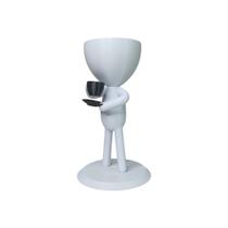Vaso De Planta Bob Tomando Café Decoração moderno