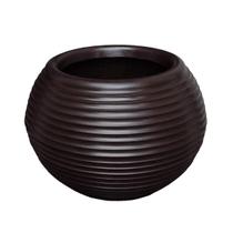 Vaso De Planta Bola Redondo Polietileno B 30X40 Marrom Café