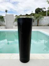 Vaso de Planta Coluna Liso 68cm Polietileno Cores Decoração -