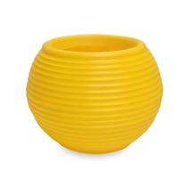 Vaso De Planta Cônico Polietileno B 30X40 Amarelo Canário