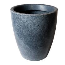 Vaso de planta decorativo coluna lisa brilhante interior e exterior jardim 40x31