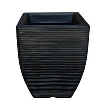 Vaso de Planta Decorativo em Polietileno Preto 45x35 cm