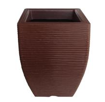 Vaso De Planta Decorativo Polietileno Marrom Choco 45X35 Cm