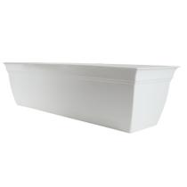 Vaso de Planta Eclipse de Plástico The HC Companies 20x61x17 cm Branco