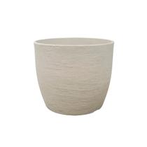 Vaso de Planta Europa Redondo Cimento 33 cm Japi JVERC33