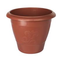Vaso de Planta Grande Redondo Terra Cota Plástico Jardim Arqplast Vaso de Planta Grande Redondo Terra Cota Plástico Jardim Arqplast