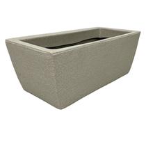 Vaso de planta Jardineira Floreira de chão Horta Polietileno escovado 40 Cm