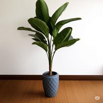 Vaso de Planta Luxo 6 litros Diamante Alto Resistente cor Cimento Plastico Pequeno Jardim Plantas Vaso de Planta Luxo 6 litros Diamante Alto Resistente cor Cimento Plastico Pequeno Jardim Plantas